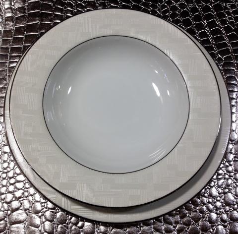 Σετ πιάτων φαγητού 72 τεμχ Πορσελάνη Christinholm