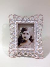 Κορνίζα PVC Λευκό Πατίνα Σχοινιά