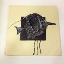 Πίνακας Ψάρι Hand Made